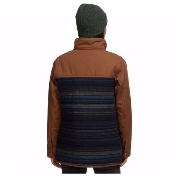 Patagonia coat womens out yonder coat in owl brown small - Picture 4 of 5